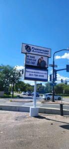 THOMPSON AUTOMOTIVE Custom Commercial Signs After Redesign by Mtn High Sign + Design